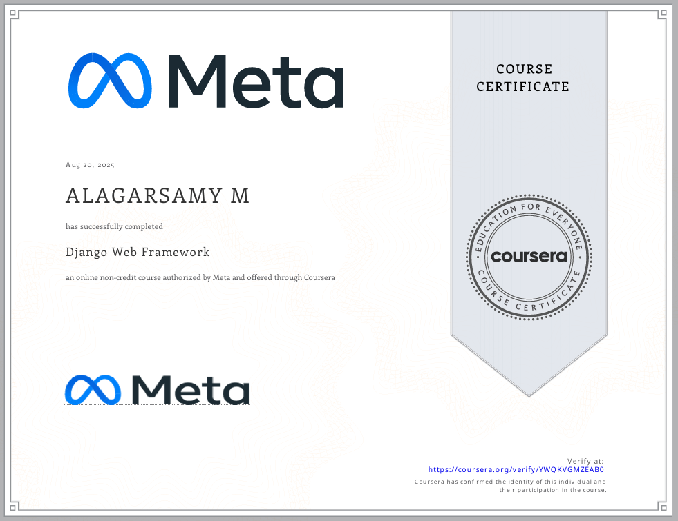 Django Web Framework